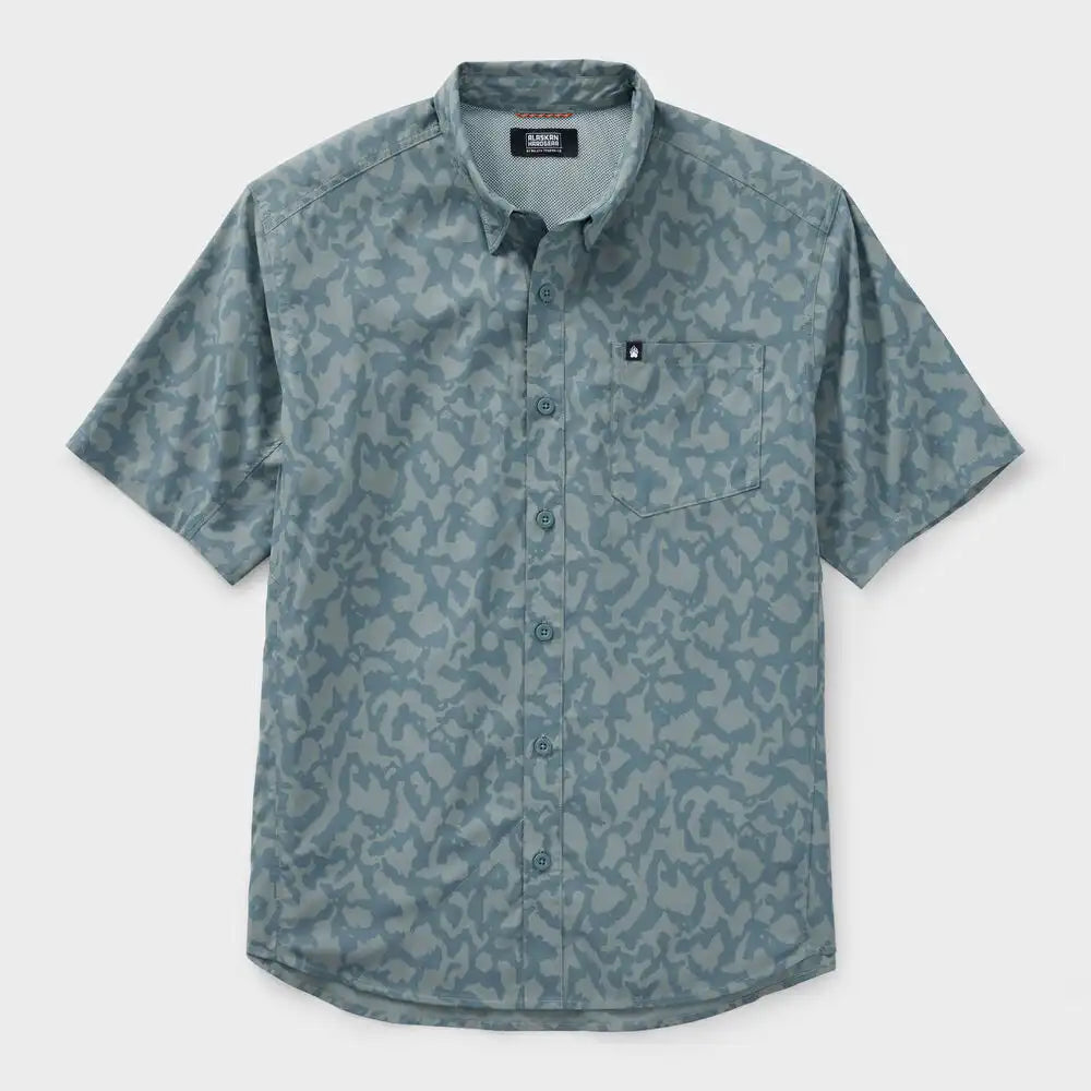 Men's AKHG Mountain Stream Relaxed Fit Short Sleeve Shirt