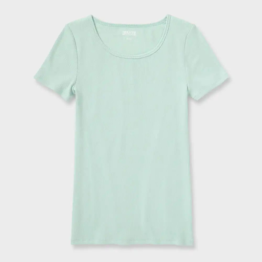 Women's No-Yank Luxe Rib Short Sleeve Tee