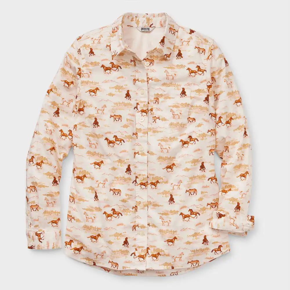 Women's Plus Chick-Nic Long Sleeve Shirt